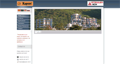 Desktop Screenshot of en.kapsan.com.tr