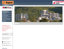 Tablet Screenshot of en.kapsan.com.tr